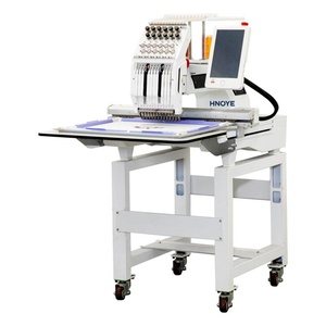 Machine à broder informatisée à tête unique 12 aiguilles 1200 tr/min pour broderie plate de casquettes et de t-shirts - Product Image 2