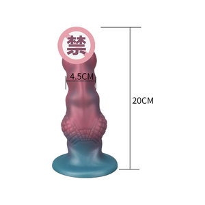 Onregelmatige Dildo Handleiding Simulatie Dier Dragon Masturbator Vloeibare Siliconen Abs Volwassen Seksspeeltje Massage Stick Voor Vrouw En Man - Product Image 4