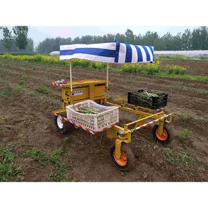 Mini maquinaria agrícola eléctrica de KCE-100, cosechadora eléctrica para espárragos verdes