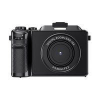 Cámara Profesional Alibaba 8K sin Espejo con Video de Alta Definición y Sensor CCD, Admite Espejo Frontal y Trasero para Selfies