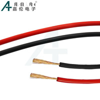 JIALUN Double Ended Brass Conductor 4mm Rubber Jacket Stackable Banana Plug Probe Cable Test Lead 2pcs