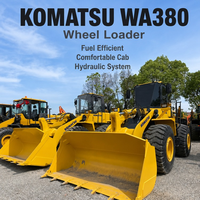 Chargeuse sur pneus Komatsu 380 d'occasion très demandée, bien entretenue, pièces d'origine, chargeuse frontale Komatsu 380 d'occasion