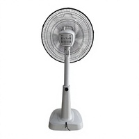 16-Zoll-Elektro-Standventilator mit Tischständer 2-in-1 Hochleistungs-Windventilator mit Oszillation und Höhenverstellung für den Außen- und Hotelbereich