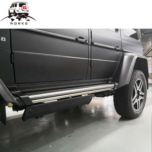 Marchepieds électriques latéraux en aluminium argenté pour Mercedes-Benz Classe G W463 G550 B800 4x4 (2013-2018) - Product Image 5