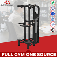 Machine de musculation professionnelle à charge par poulies pour exercices dorsaux, Lat Pulldown assis et Rameur à câble