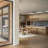 Service de personnalisation de la maison : Meubles minimalistes, armoires de cuisine en bois massif pour les unités de cuisine de villa