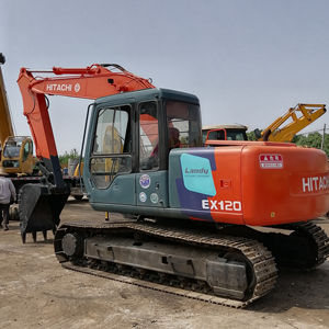 Excavadora Usada Hitachi EX120 de Segunda Mano Fabricada en Japón, Hitachi EX60 EX120 EX130 en Stock para la Venta, Mayor Proveedor en Shanghái - Product Image 1