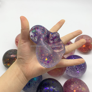 <span class=keywords><strong>Tiktok</strong></span> Vente Chaude <span class=keywords><strong>Aurora</strong></span> Star Balls Décompression Squeeze Fidget Ball Maltose Soulager Le Stress Jouets Enfants - Product Image 3