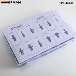 ADDCO EPMAN Kit de 350 Piezas de Sujetadores Automotrices, Clips de Fijación Universales de Plástico y Nailon para Automóviles, Remaches para Paneles de Puerta, Retenedor de Guardabarros, EPSLK350F - Product Image 6