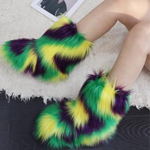 <span class=keywords><strong>Bottes</strong></span> en fourrure mongole personnalisées SHIKOL pour le Mardi Gras, chaussures en fourrure de haute qualité pour femmes, grandes tailles, <span class=keywords><strong>bottes</strong></span> <span class=keywords><strong>hautes</strong></span> au-dessus du genou pour femmes, <span class=keywords><strong>bottes</strong></span> d'hiver - Product Image 2