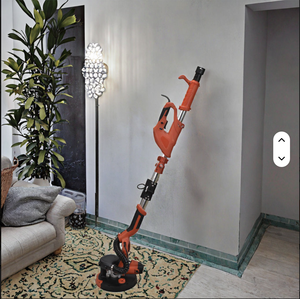 Máquina Eléctrica de Pulido y Lijado de Techo con Mango Largo, Velocidad Variable, LED y Auto-Succión, para Bricolaje y Paneles de Yeso, WGS-1200, 1200W de Alta Potencia - Product Image 3
