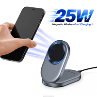 Support de charge sans fil magnétique pliable à succès, charge rapide 25W max, personnalisable avec logo pour promotion et cadeaux