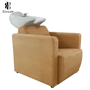 Sillón Eléctrico de Alta Calidad para Lavacabezas y Peluquería, Semi-reclinable, con Motores CE, Tapizado en Cuero PU, para Salón y Barbería - Product Image 1