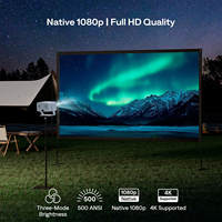 Projecteur intelligent OEM avec stylet tactile LED portable Android TV 11 1080P Full HD 6000 Lumens Mise au point automatique Cinéma maison