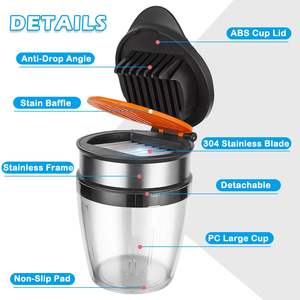 Mini Cortador de Frutas Portátil de Acero Inoxidable, Fácil de Transportar y Limpiar, para Plátanos, Uvas y Champiñones - Product Image 2