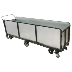 Chariot de collecte des débris à haute capacité, chariot de nettoyage pour serre et ferme, unité de manutention des déchets à mobilité facile - Product Image 4