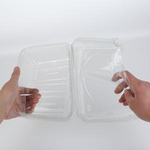 ถาดพลาสติกใส่อาหารกล่องใส่อาหารกลับบ้านทรงสี่เหลี่ยมผืนผ้าถาดใส่<span class=keywords><strong>ซูชิ</strong></span> - Product Image 2