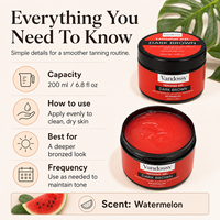 Gel bronzant à la pastèque Divo, best-seller, accélérateur de bronzage, résistant à l'eau, hydratant, pour l'extérieur, 200 ml