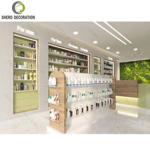 رفوف صيدلية مخصصة للبيع بالتجزئة ، متجر صيدلية خشبية ، متجر صيدلية خشبي ، رفوف أثاث صيدلية - Product Image 2