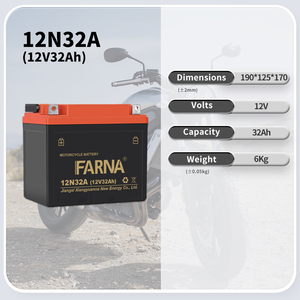 Oferta de descuento <span class=keywords><strong>12V</strong></span> 32AH Batería de ácido de plomo sellada sin mantenimiento <span class=keywords><strong>AGM</strong></span>/GEL Batería de motocicleta Tipo <span class=keywords><strong>14ah</strong></span> Batería de arranque 12N32A - Product Image 5