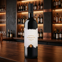 Vino Tinto Italiano Negroamaro Primitivo Malvasia Nera Puglia IGP Appassimento, Vino Añejado con Queso y Fruta, 60 Botellas Varvaglione