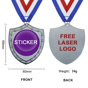 Medallas Deportivas de Metal Baratas al por Mayor, Medallas de Oro Deportivas 2024 Fiesta, Medallas y Placas en Blanco - Product Image 2
