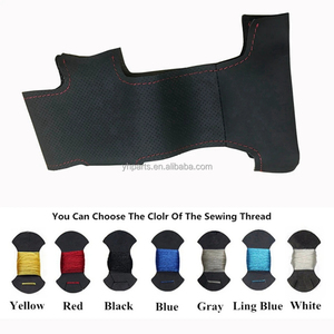 Accessoires d'intérieur de voiture DIY Housse de <span class=keywords><strong>volant</strong></span> en cuir microfibre pour Toyota Avalon Camry Corolla 2018-2022 <span class=keywords><strong>RAV4</strong></span> - Product Image 5