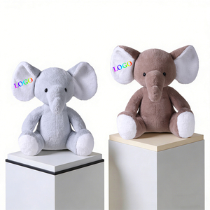 Super morbido e carino in cotone per bambini <span class=keywords><strong>peluche</strong></span> elefante <span class=keywords><strong>peluche</strong></span> con <span class=keywords><strong>nomi</strong></span> di sublimazione personalizzati farciti in <span class=keywords><strong>peluche</strong></span> con orecchie a salve di elefante - Product Image 1