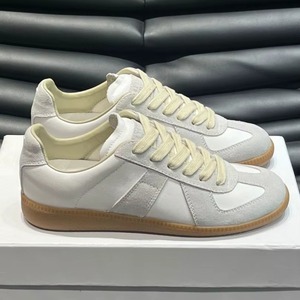 Zapatillas <span class=keywords><strong>Retro</strong></span> Alemanas con Cordones y Bloques de Color, Zapatillas Clásicas de Piel Vacuna de Caña Baja para Hombre y Mujer - Product Image 3