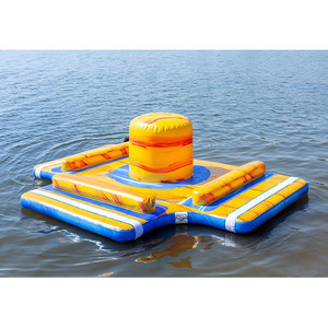 Turnkey Open-Water <strong>Floating</strong> Inflatable Park Solution with Modular Sports &amp; Obstacle <strong>Units</strong> - Product Image 1