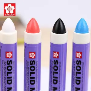 Sakura 9 colours high quality Solid paint marker pen for marking on anything and making under water