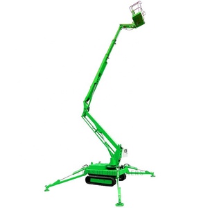Nhỏ điện khớp nối Boom Lift di động thủy lực Crawler Lift Telescopic Boom Lift làm việc trên không nền tảng cho bán - Product Image 1
