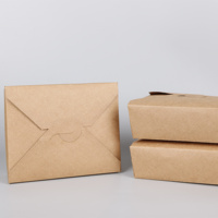 Boîte de papier à emporter d'emballage pliable écologique personnalisé de haute qualité pour pizza de restauration rapide
