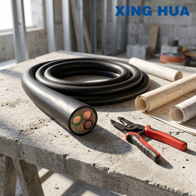 Cross-border Supply 4 Core Copper Conductor YC Flexible Rubber Sheathed Cable for Outdoor Industrial & Construction Use
