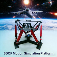 Simulateur de vol complet en métal 6DOF pour usage domestique, avec volant et pédales, pour simulation de vol