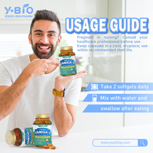 מכירה ישירה מהמפעל, שמן דגים בכמוסות רכות 1000 מיליגרם אומגה <span class=keywords><strong>3</strong></span>, תמיכה לבבית-ריאה, משפר תפקוד המוח, חלאל - Product Image 6