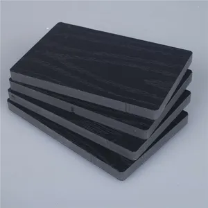 2024 pvc materials WPC 1220x2440mm 8mm 15mm 18mm black embossed WPC board