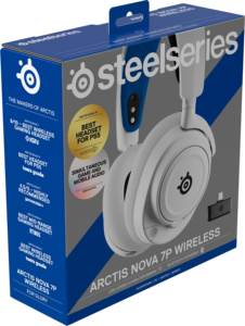 หูฟังชุดหูฟังเล่นเกมไร้สาย SteelSeries <span class=keywords><strong>Arctis</strong></span> <span class=keywords><strong>Nova</strong></span> 7P จากโรงงานสําหรับพีซีและเกม - Product Image 6