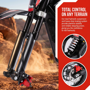 Motocicleta Deportiva Hidráulica con Velocidad de 70 km/h, Batería de Litio de 60V, Motor de Alto Rendimiento, Capaz de Alcanzar Altas Velocidades - Product Image 5