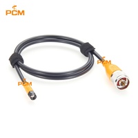 Câble coaxial d'antenne RF RP-SMA mâle vers N-Type mâle RG58 50 Ohm pour Wi-Fi LTE 4G 5G IoT GPS RFID Routeur Sans Fil