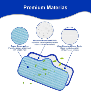 Tampons de rechange en microfibre pour <span class=keywords><strong>nettoyeur</strong></span> <span class=keywords><strong>vapeur</strong></span> <span class=keywords><strong>Dupray</strong></span> <span class=keywords><strong>Neat</strong></span>, accessoires durables, réutilisables et lavables pour <span class=keywords><strong>nettoyeur</strong></span> <span class=keywords><strong>vapeur</strong></span> - Product Image 3