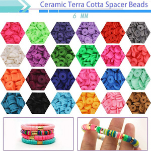 Kit de pâte polymère DIY, 4500+ pièces, fournitures de perlage, perles lettres, anneaux dorés, entretoises, accessoires pour la fabrication de bijoux - Product Image 2