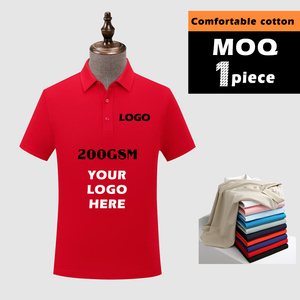 Custom Logo Quick Dry Polo T Shirt Unisex Short Sleeve Solid Color Corporate Event Workwear <b>Tops</b> - Product Image 3