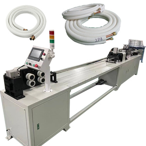 PE Bọt tráng cuộn dây điều hòa các bộ phận Đồng Ống Pre cách điện ống đồng chèn máy cho HVAC điều hòa không khí - Product Image 1