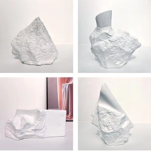 Color personalizado piezas de decoración del hogar hecho a mano Hotel café Oficina sala de estar <span class=keywords><strong>blanco</strong></span> accesorios de decoración de lujo - Product Image 6