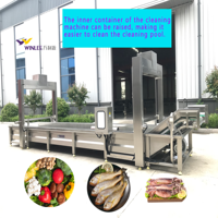 Commerciële fruit- en groentewasmachine · Industriële groentewasser · Fabrieksdirecte leverancier