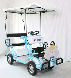 48v 60v סוללה עופרת חומצה עופרת 4 אופניים סארי חשמלי גלגל 2-4 אנשים סיירי סיור משפחתי לרכב מקומי & אוטובוס - Product Image 5