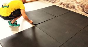 แผ่นยางปูพื้นสัตว์ซักได้สำหรับคอกสุนัขที่มั่นคงถูกสุขอนามัยต่อท่อลงได้ง่าย - Product Image 5