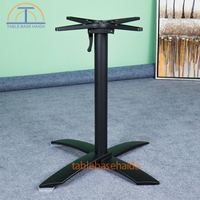 Pied de table en métal pliant en aluminium moulé sous pression de style industriel du fabricant chinois pour les applications scolaires en plein air de l'hôtel à manger