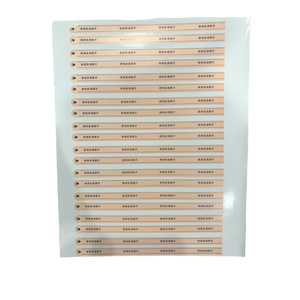Autocollant adhésif en PE, colle acrylique, étiquette anti-poussière à une face, impression numérique, film transparent - Product Image 1